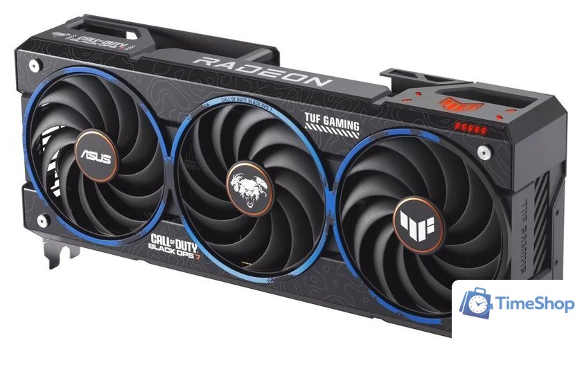 Видеокарта ASUS TUF Gaming Radeon RX 9070 XT COD BO7 Special Edition TUF-RX9070XT-O16G-COD-BO7 - Изображение №6 — Интернет-магазин Time-Shop