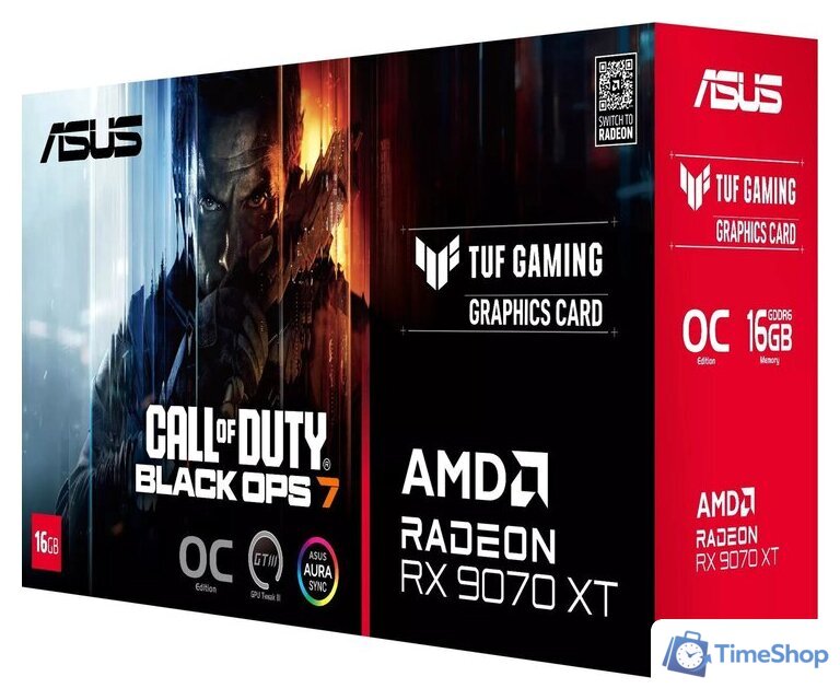 Видеокарта ASUS TUF Gaming Radeon RX 9070 XT COD BO7 Special Edition TUF-RX9070XT-O16G-COD-BO7 - Изображение №13 — Интернет-магазин Time-Shop