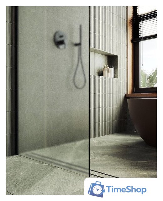 Душевая стенка MaybahGlass 119x195 MGD-688-6ш (сатин стекло/черный) - Изображение №7 — Интернет-магазин Time-Shop