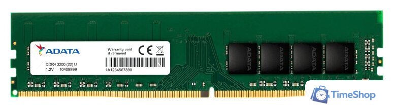 Оперативная память ADATA Premier 8GB DDR4 PC4-25600 AD4U32008G22-BGN - Изображение №1 — Интернет-магазин Time-Shop