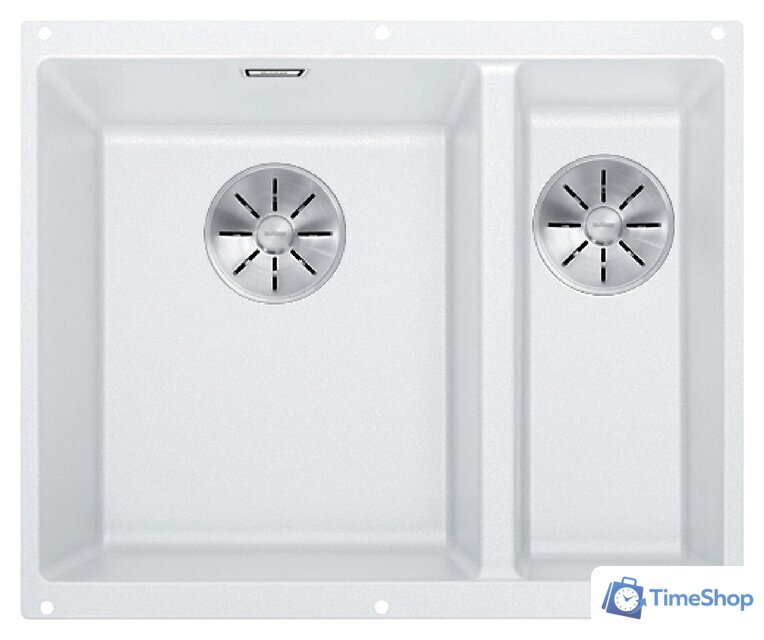 Кухонная мойка Blanco Subline 340/160-U (левая, белый) - Изображение №1 — Интернет-магазин Time-Shop