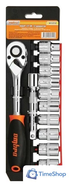 Набор трещотка с головками Ombra 911212 (12 предметов) - Изображение №1 — Интернет-магазин Time-Shop