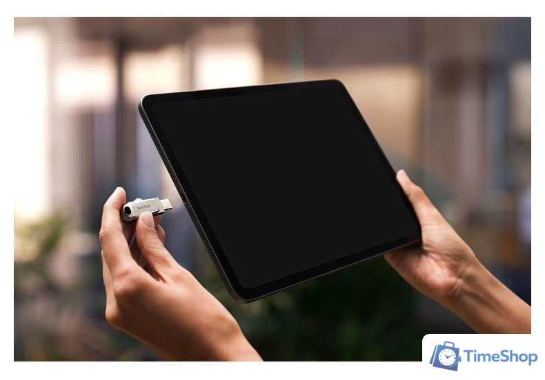 USB Flash SanDisk Ultra Dual Drive Luxe USB Type-C 128GB SDDDC4-128G-G46 - Изображение №10 — Интернет-магазин Time-Shop