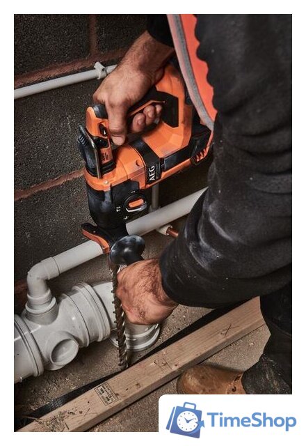 Перфоратор AEG Powertools BBH 18BL LI-502C 4935464753 (с 2-мя АКБ, кейс) - Изображение №3 — Интернет-магазин Time-Shop