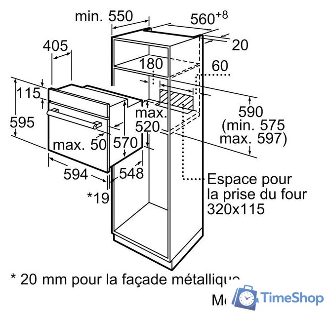 Электрический духовой шкаф Bosch Serie 2 HBF133BA0 - Изображение №8 — Интернет-магазин Time-Shop