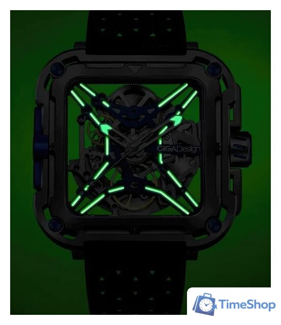 Наручные часы CIGA Design Series X Gorilla X021-TIBU-W25BK - Изображение №5 — Интернет-магазин Time-Shop