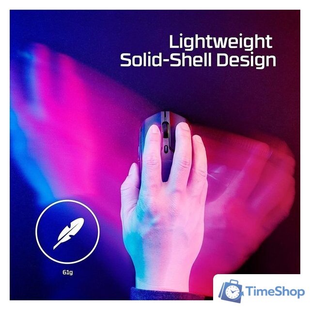 Игровая мышь HyperX Pulsefire Haste 2 Wireless (белый) - Изображение №4 — Интернет-магазин Time-Shop