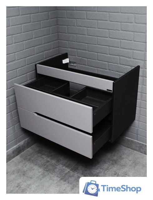  Домино Тумба под умывальник Unit 80 Karat В2 (серый тауп) - Изображение №4 — Интернет-магазин Time-Shop