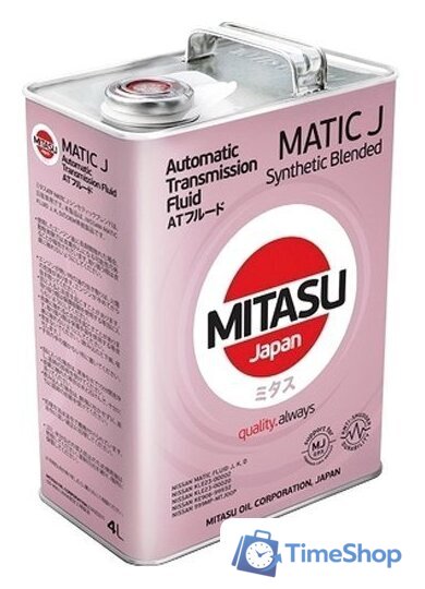 Трансмиссионное масло Mitasu MJ-333 ATF MATIC J 4л - Изображение №1 — Интернет-магазин Time-Shop
