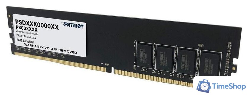Оперативная память Patriot Signature Line 16GB DDR4 PC4-25600 PSD416G320081 - Изображение №2 — Интернет-магазин Time-Shop