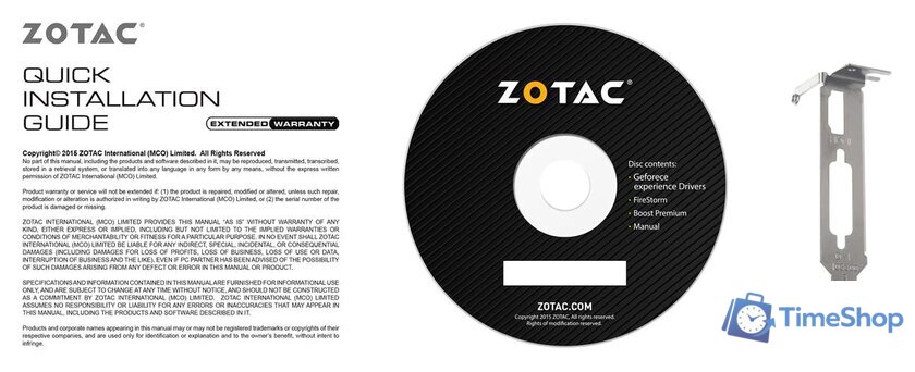 Видеокарта ZOTAC GeForce GT 1030 2GB GDDR5 - Изображение №5 — Интернет-магазин Time-Shop