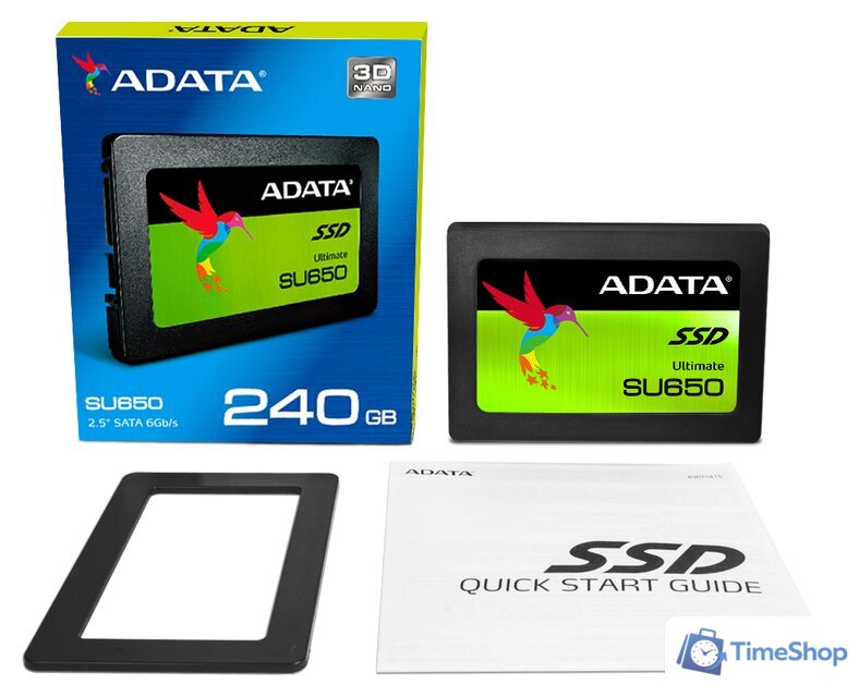 SSD ADATA Ultimate SU650 240GB ASU650SS-240GT-C - Изображение №6 — Интернет-магазин Time-Shop