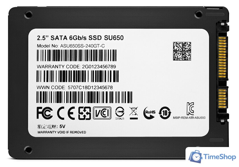 SSD ADATA Ultimate SU650 240GB ASU650SS-240GT-C - Изображение №5 — Интернет-магазин Time-Shop