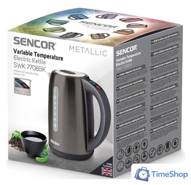 Электрический чайник Sencor SWK 7708BK - Изображение №15 — Интернет-магазин Time-Shop