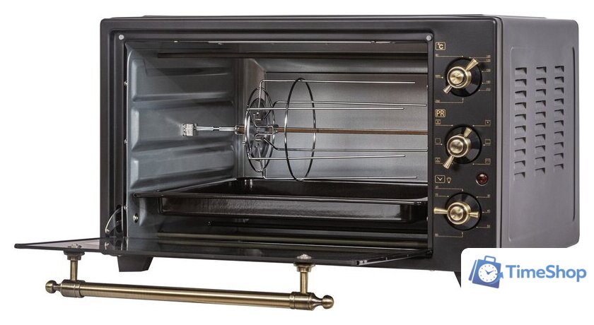 Мини-печь Pioneer MO5145G Black - Изображение №7 — Интернет-магазин Time-Shop
