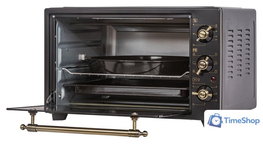 Мини-печь Pioneer MO5145G Black - Изображение №8 — Интернет-магазин Time-Shop