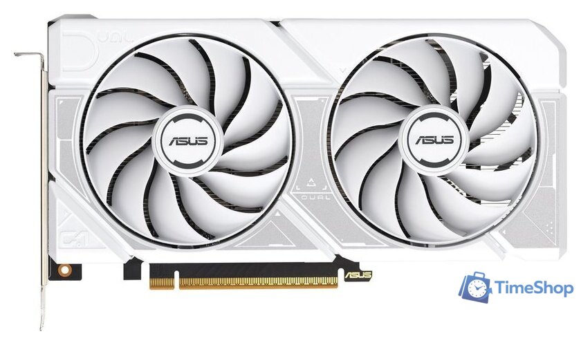 Видеокарта ASUS Dual GeForce RTX 5060 8GB GDDR7 White OC Edition DUAL-RTX5060-O8G-WHITE - Изображение №2 — Интернет-магазин Time-Shop