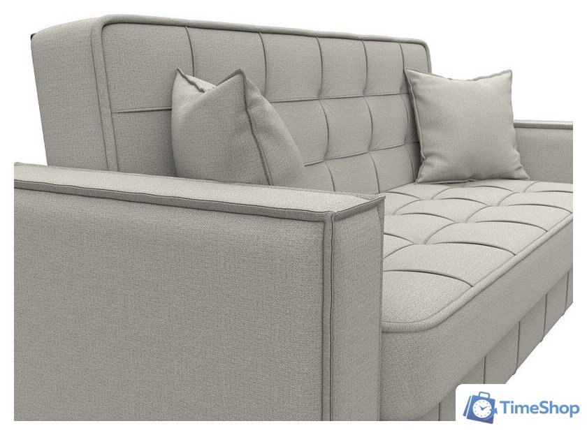 Диван Лига диванов Лига-068 книжка 129830 (рогожка амур 02 бежевый) - Изображение №13 — Интернет-магазин Time-Shop