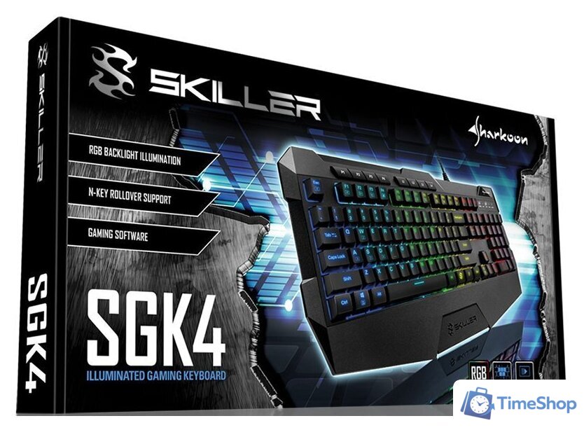 Клавиатура Sharkoon Skiller SGK4 - Изображение №4 — Интернет-магазин Time-Shop