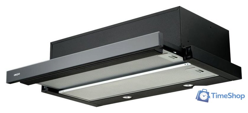 Кухонная вытяжка Akpo Light eco glass 60 WK-7 (черный) - Изображение №1 — Интернет-магазин Time-Shop