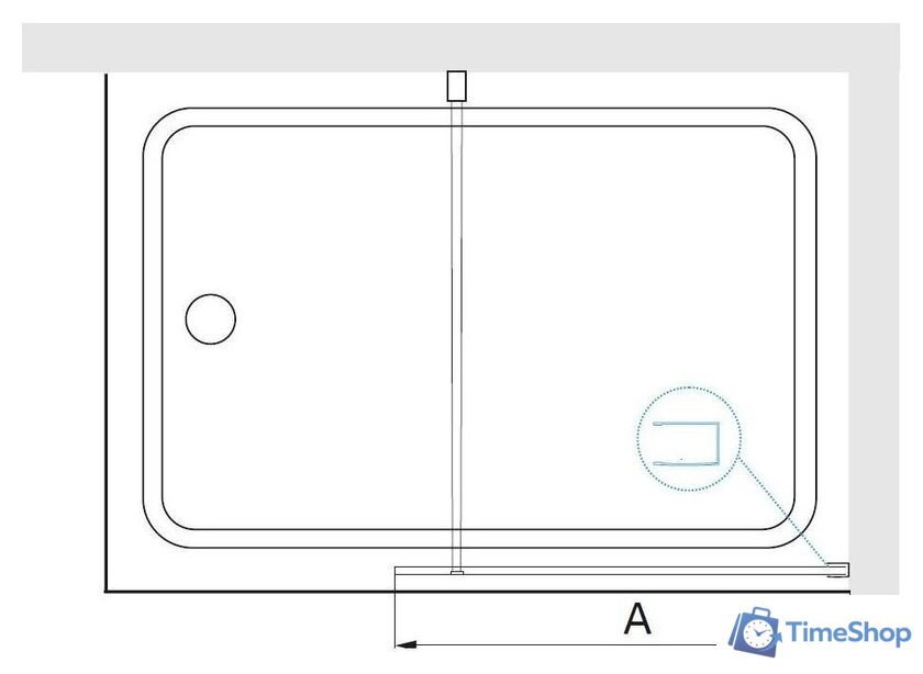 Стеклянная шторка для ванны RGW SC-050 351105009-11 - Изображение №4 — Интернет-магазин Time-Shop