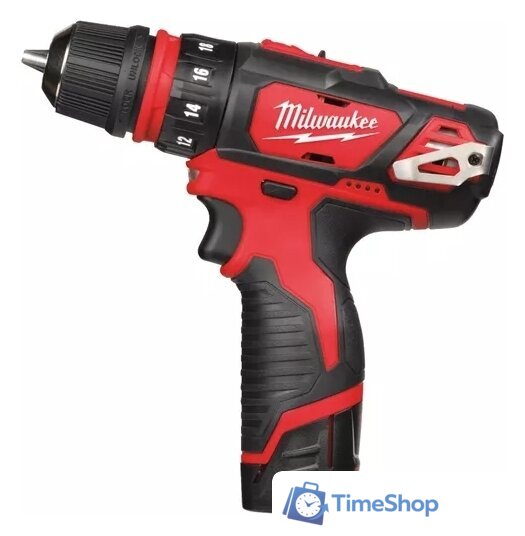 Дрель-шуруповерт Milwaukee M12 BDDXKIT-202C 4933447836 (с 2-мя АКБ, кейс) - Изображение №2 — Интернет-магазин Time-Shop