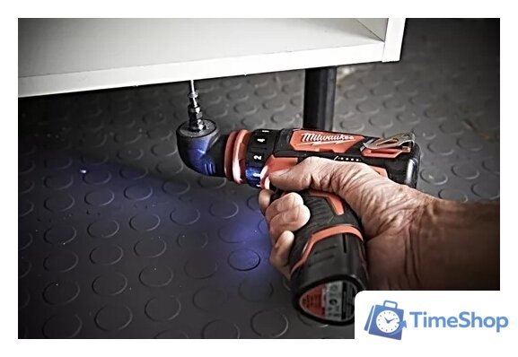 Дрель-шуруповерт Milwaukee M12 BDDXKIT-202C 4933447836 (с 2-мя АКБ, кейс) - Изображение №9 — Интернет-магазин Time-Shop