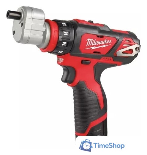 Дрель-шуруповерт Milwaukee M12 BDDXKIT-202C 4933447836 (с 2-мя АКБ, кейс) - Изображение №3 — Интернет-магазин Time-Shop