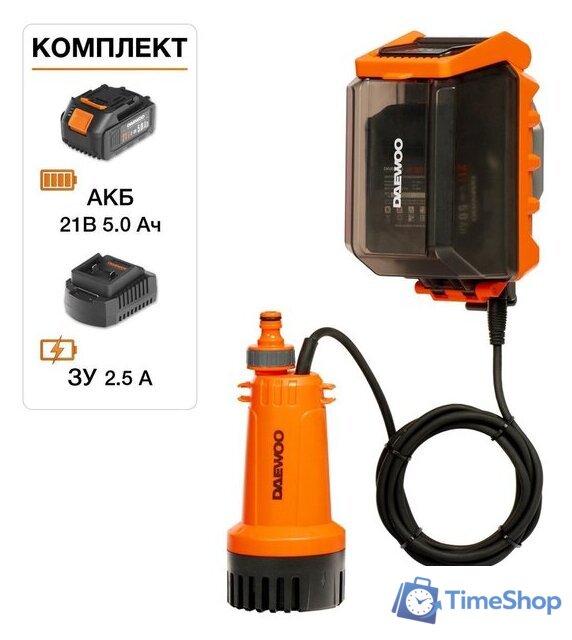 Дренажный насос Daewoo Power DHP 2021Li Set (с 1-им АКБ) - Изображение №1 — Интернет-магазин Time-Shop