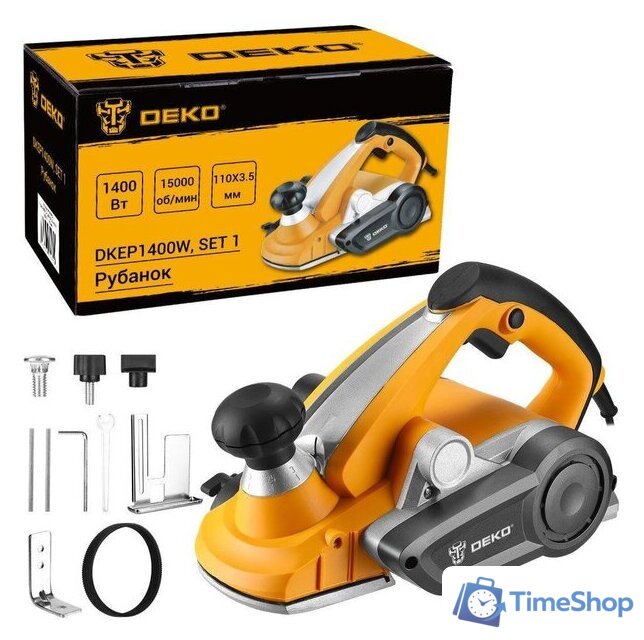 Рубанок Deko DKEP1400W Set1 083-1073 - Изображение №1 — Интернет-магазин Time-Shop