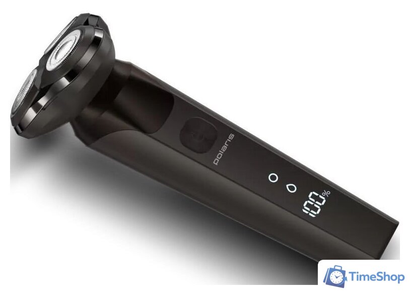 Электробритва Polaris PMR 0611RC wet&dry 5D PRO 5 blades+ (коричневый) - Изображение №4 — Интернет-магазин Time-Shop