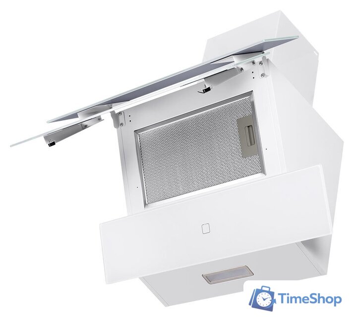 Кухонная вытяжка HOMSair Vertical 60 Glass (белый) - Изображение №8 — Интернет-магазин Time-Shop