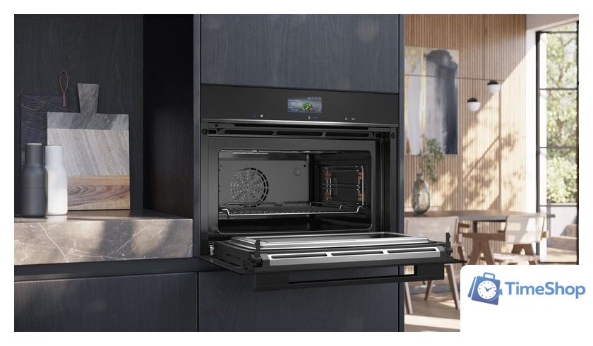 Электрический духовой шкаф Siemens iQ700 CM736G1B1 - Изображение №4 — Интернет-магазин Time-Shop