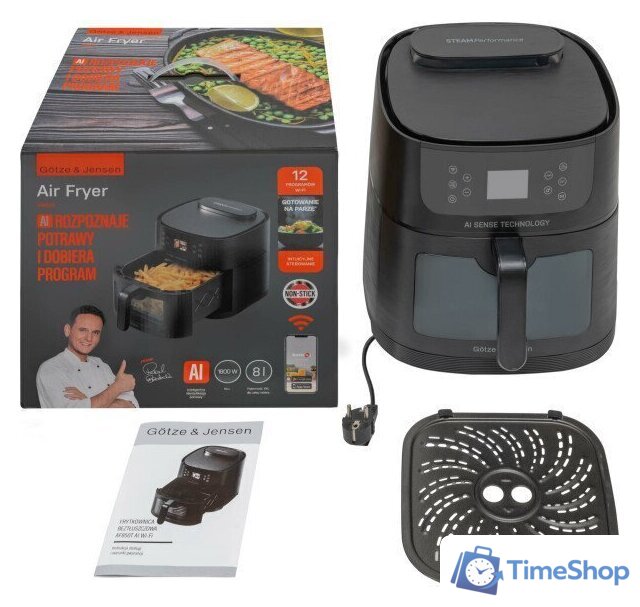 Аэрогриль (аэрофритюрница) Goetze & Jensen AF850T - Изображение №4 — Интернет-магазин Time-Shop