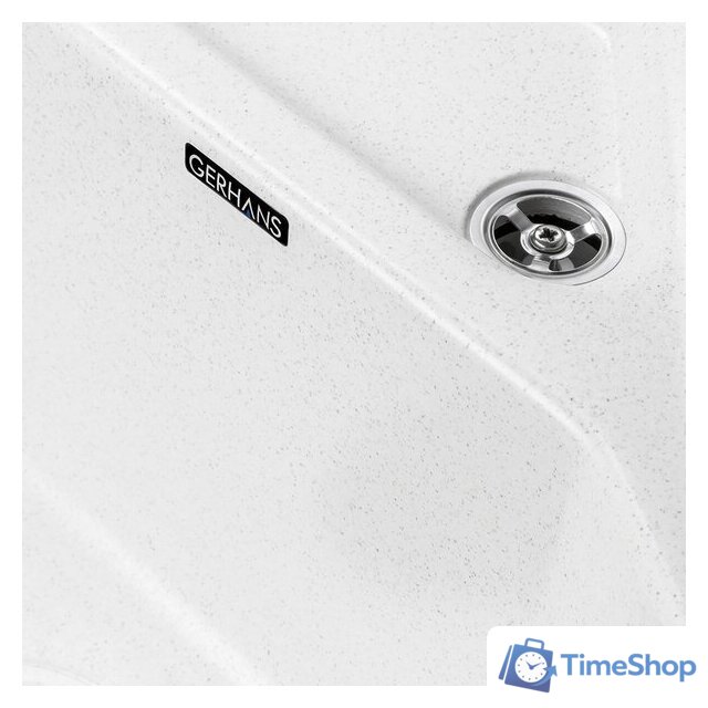 Кухонная мойка Gerhans E08 (белый) - Изображение №5 — Интернет-магазин Time-Shop