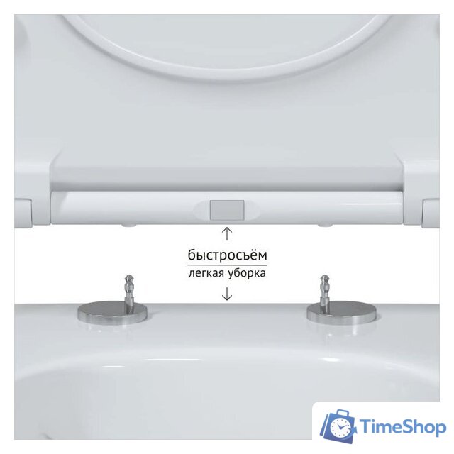 Унитаз подвесной Berges Wasserhaus Okus + Toma Slim SO + Novum525 + S3 043267 - Изображение №5 — Интернет-магазин Time-Shop