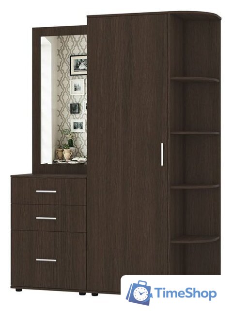 Стенка Интермебель Визит-3 (дуб венге) - Изображение №1 — Интернет-магазин Time-Shop