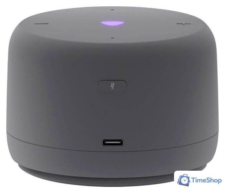 Умная колонка Яндекс Станция Лайт 2 без часов (серый) - Изображение №4 — Интернет-магазин Time-Shop