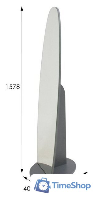 Зеркало Мебелик Стелла 1 (графит темный) - Изображение №10 — Интернет-магазин Time-Shop