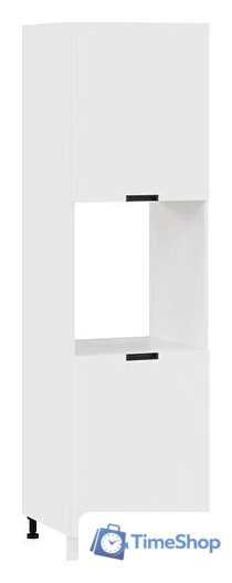 Шкаф напольный Трия Гренада 1П6 (белый/холст белый) - Изображение №1 — Интернет-магазин Time-Shop