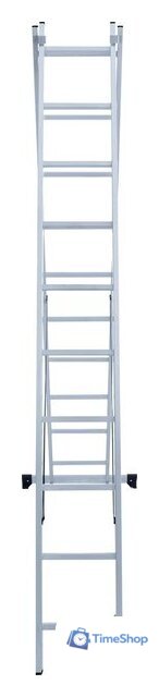 Лестница-стремянка Новая высота NV 122 алюминиевая двухсекционная 2x10 ступеней - Изображение №5 — Интернет-магазин Time-Shop