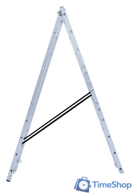 Лестница-стремянка Новая высота NV 122 алюминиевая двухсекционная 2x10 ступеней - Изображение №4 — Интернет-магазин Time-Shop