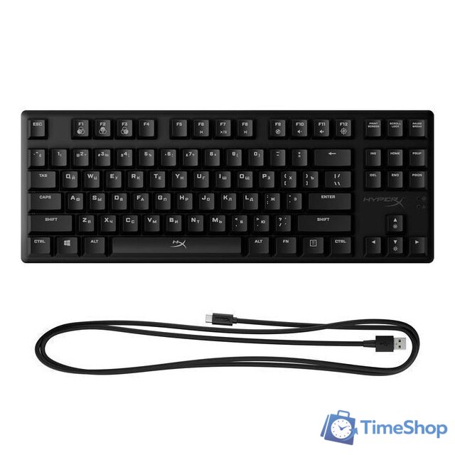 Клавиатура HyperX Alloy Origins Core (HyperX Aqua) - Изображение №5 — Интернет-магазин Time-Shop