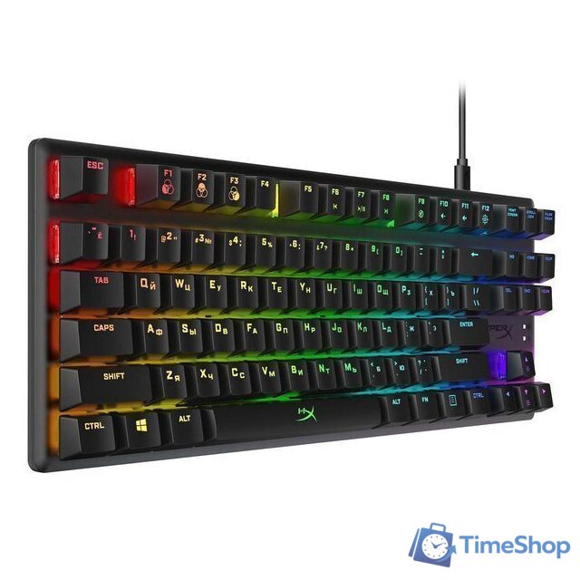 Клавиатура HyperX Alloy Origins Core (HyperX Aqua) - Изображение №2 — Интернет-магазин Time-Shop