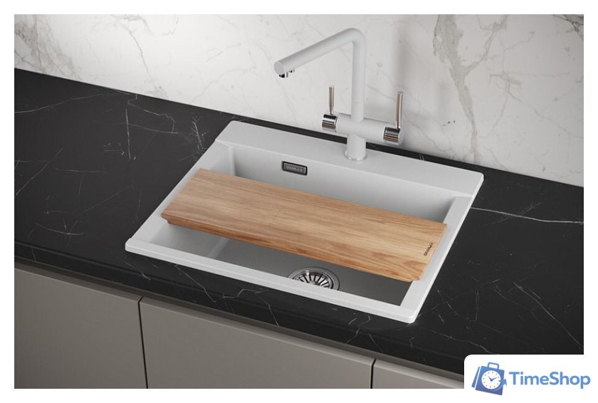 Кухонная мойка Granula ES-5804 (арктик) - Изображение №3 — Интернет-магазин Time-Shop