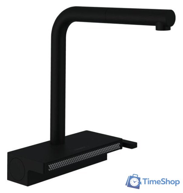 Смеситель Hansgrohe Aquno Select M81 73830670 (матовый черный) - Изображение №1 — Интернет-магазин Time-Shop