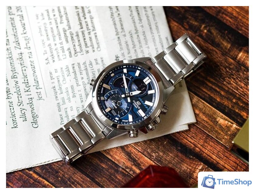 Наручные часы Casio Edifice ECB-30D-2A - Изображение №6 — Интернет-магазин Time-Shop