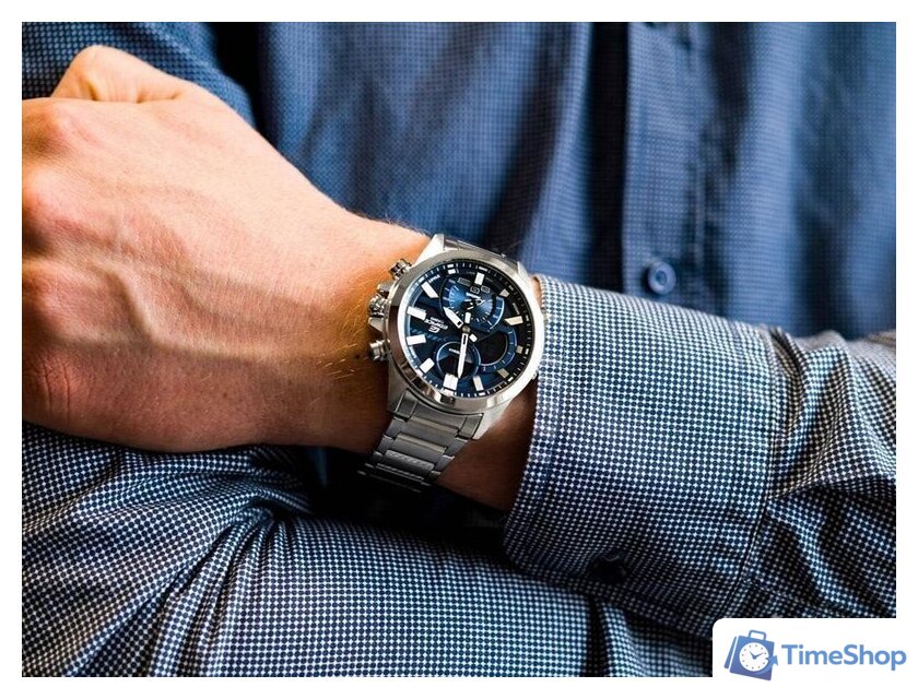 Наручные часы Casio Edifice ECB-30D-2A - Изображение №3 — Интернет-магазин Time-Shop