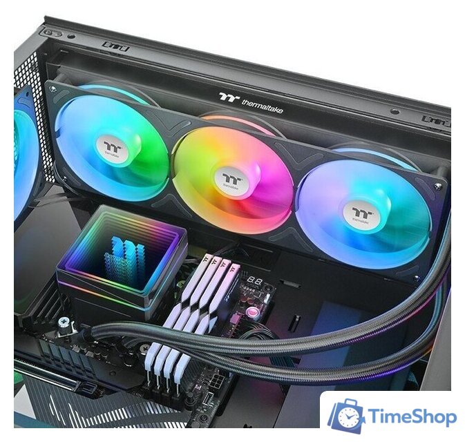 Система жидкостного охлаждения для процессора Thermaltake TH360 V3 ARGB Sync CL-W466-PL12SW-A - Изображение №5 — Интернет-магазин Time-Shop