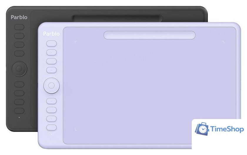 Графический планшет Parblo Intangbo M (сиреневый) - Изображение №2 — Интернет-магазин Time-Shop